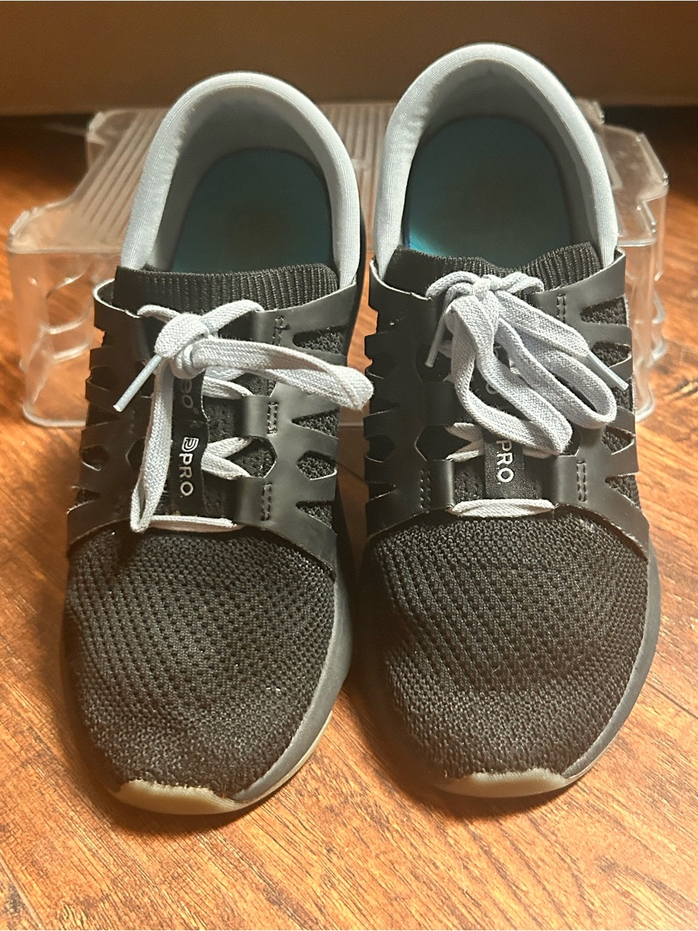 ABEO LITE Women's Ellen Black Grey ProSystem Athletic Shoes Size